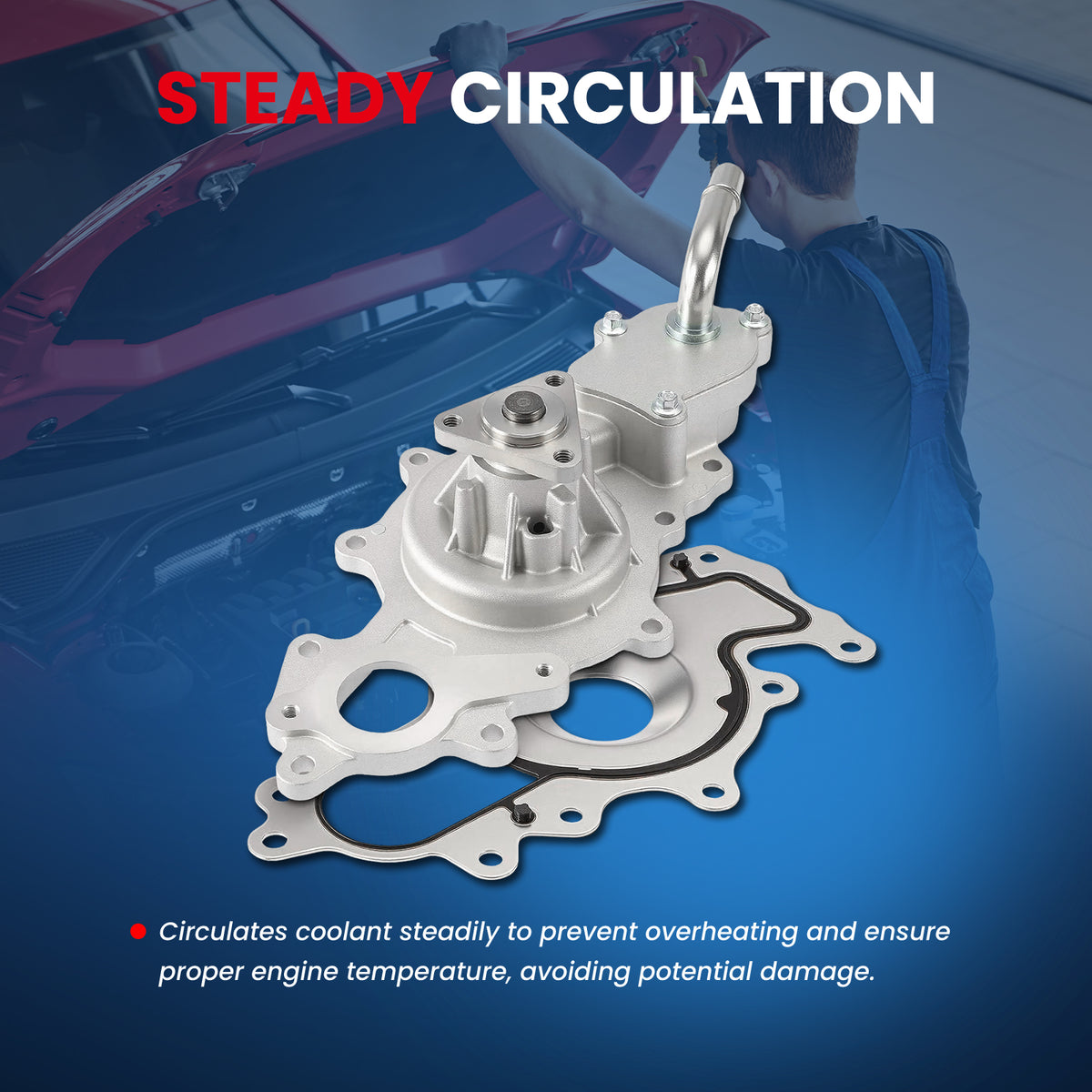 MOCA Engine Water Pump - WP1333