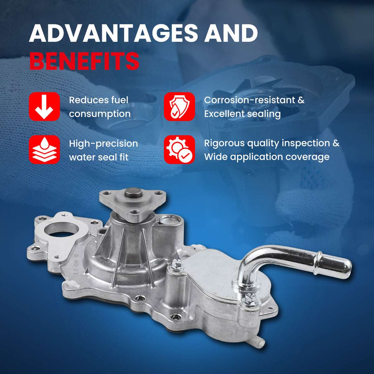 MOCA Engine Water Pump - WP1333