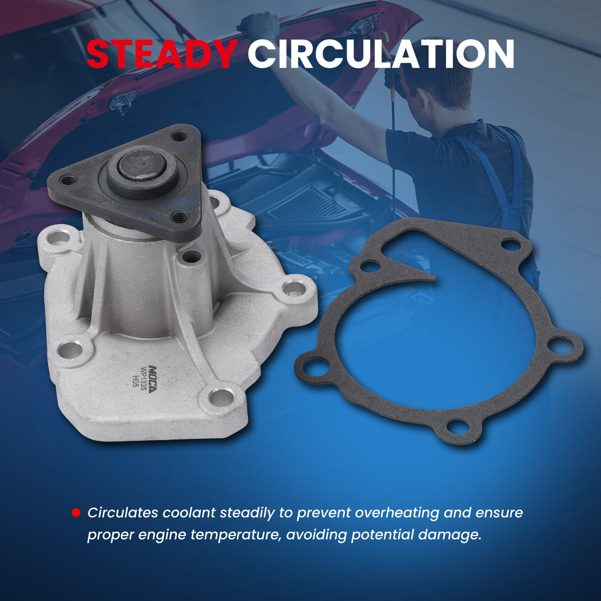MOCA Engine Water Pump - WP1335
