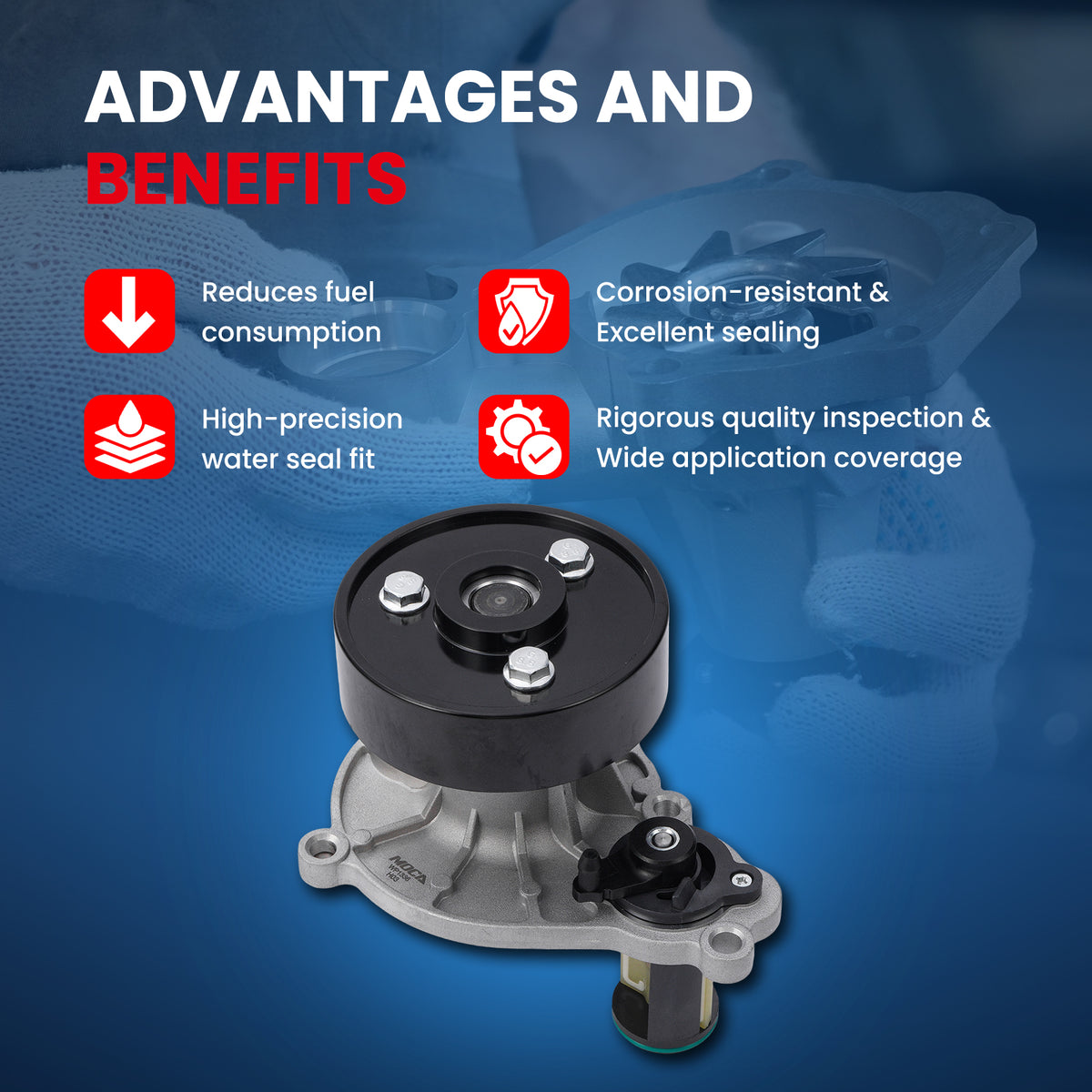 MOCA Engine Water Pump - WP1336