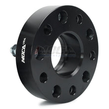 Espaciadores de rueda MOCA de 5x5 a 5x5 para Jeep Wrangler JL (2018-2021), Grand Cherokee WK2 (2011-2021), Gladiator JT (2019-2021) y Dodge Durango (2011-2021). Rosca de 38 mm, M14x1,5 (2 unidades), color negro.