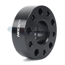 Espaciadores de rueda MOCA de 5x5 a 5x5 para Jeep Grand Cherokee (1999-2010), Wrangler (2007-2018) y Commander (2006-2010). Rosca de 15 mm, 1/2" x 20, 4 unidades, color negro.