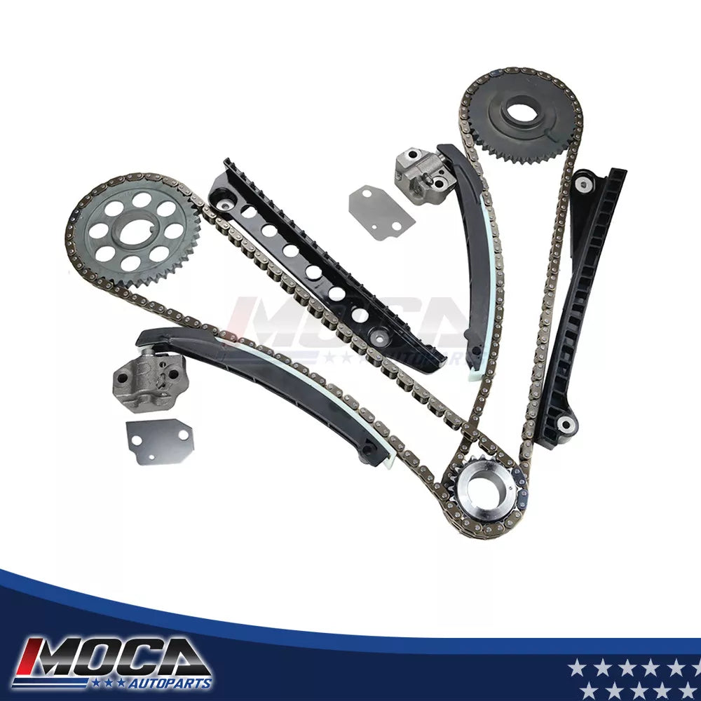 Kit de cadena de distribución compatible con Ford E350, E450, F250, Lincoln 6.8L V10, 20 válvulas, VIN S, años 97 a 2001