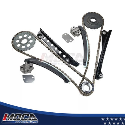 Kit de cadena de distribución compatible con Ford E350, E450, F250, Lincoln 6.8L V10, 20 válvulas, VIN S, años 97 a 2001