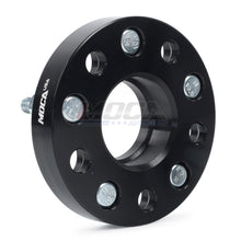 Espaciadores de rueda MOCA de 5 x 4,5 a 5 x 4,5 para Acura CSX (2005-2011), ILX (2012-2020), Honda BR-V (2016-2020), Civic (2006-2020), CR-V (1995-2020), CR-Z (2010-2017). Rosca de 25 mm, M12 x 1,5 (4 unidades), color negro.