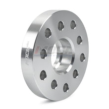 Adaptador de espaciadores de rueda MOCA de 5 x 3,94 a 5 x 4,41 para Audi S8 (2001-2010), Q3 (2011-2014), A4 A4 Quattro (1996-2008), Volkswagen EOS (2007-2014) y GTI (1999-2014). Rosca de 25 mm, M14 x 1,5 (4 unidades), color plateado.