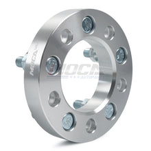 Espaciadores de rueda MOCA de 5 x 4,5 a 5 x 4,5 para Jeep Liberty (2001-2012), Ford Ranger (1982-2012), Explorer (1990-2018) y Edge (2007-2014). Rosca de 25 mm, 1/2" x 20 (2 unidades), color plateado.