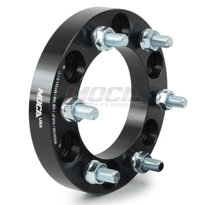 Adaptadores espaciadores de rueda MOCA de 1" (2 piezas, 6 x 5,5 x 12 x 1,5 mm) para Toyota 4Runner (1989-2013), GMC Canyon (2004-2012) e Isuzu Trooper (1981-2002)