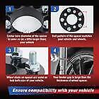 Adaptadores espaciadores de rueda MOCA de 1" (2 piezas, 6 x 5,5 x 12 x 1,5 mm) para Toyota 4Runner (1989-2013), GMC Canyon (2004-2012) e Isuzu Trooper (1981-2002)