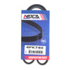 MOCA 3PCS Serpentine Belt 4PK740 4PK830 5PK920 for 1996-2001 Acura Integra 1.8L