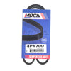 MOCA 3PCS Serpentine Belt 4PK925 4PK700 4PK980 for 1996-1997 Mitsubishi Eclipse 2.0L