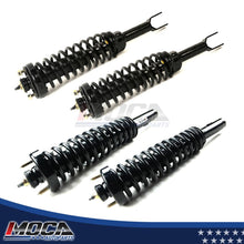 4 amortiguadores de resorte de puntal completos compatibles con Honda Civic DX, HX, LX, EX, 1.6L, años 96 a 2000