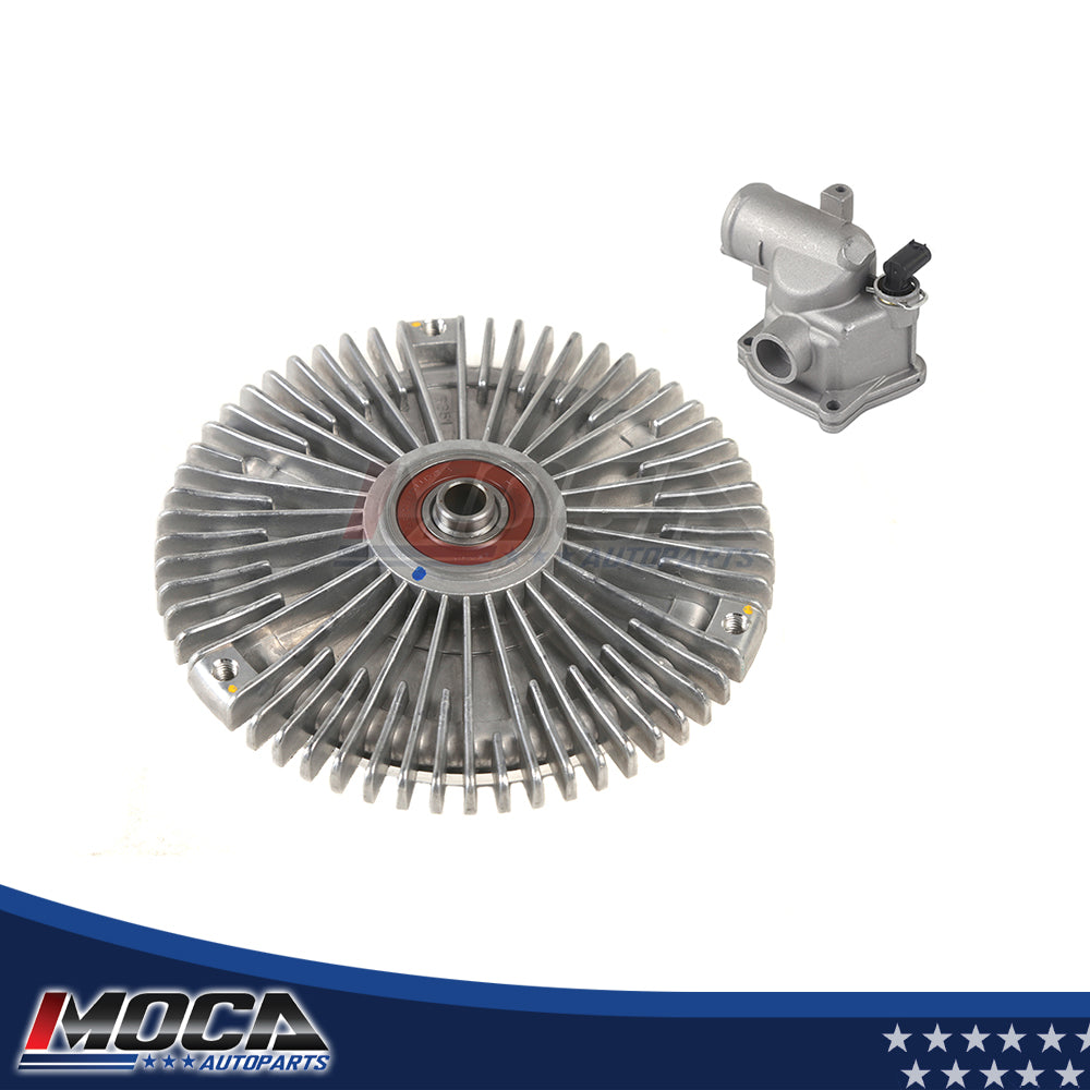 Embrague de ventilador MOCA con carcasa de termostato para Dodge Van SprinterR 2500 2.7L (2004-2006) y Dodge Van Sprinter 3500 2.7L (2004-2006)