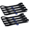 MOCA 8-Pack Soft Loop Tie Down Straps 10643 Lbs Breaking Strength 1.6 x 17 inches, Heavy Duty Tie Down Loops for ATV, UTV, RTV, Dirt Bike, Quad, Motorcycle, Scooter, Jet Ski, Canoe, Boat