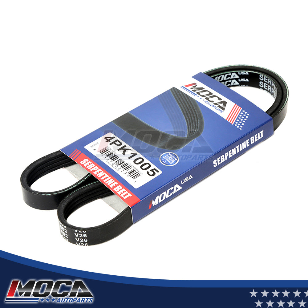 EPDM Serpentine Belt Fit 00-03 Mitsubishi 3.5L 3497CC 215Cu. In.V6 GAS 4PK1005