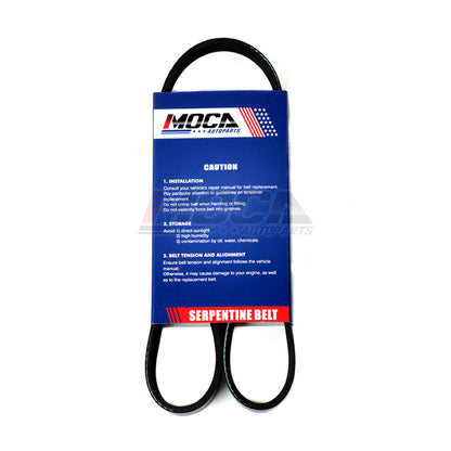 Water Pump Serpentine Belt Fits 07-08 Toyota Camry 2.4L 4PK1055 FULL HYBRID