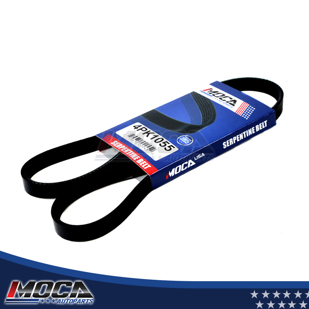 Water Pump Serpentine Belt Fits 07-08 Toyota Camry 2.4L 4PK1055 FULL HYBRID