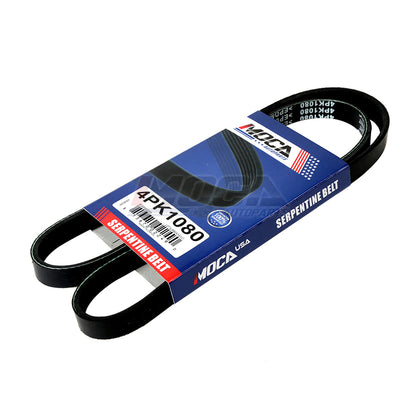 Compatible con Chevrolet, Ford, Jaguar, Kia, Mercury y Toyota 1.8-3.0L. Correa serpentina 4PK1080.