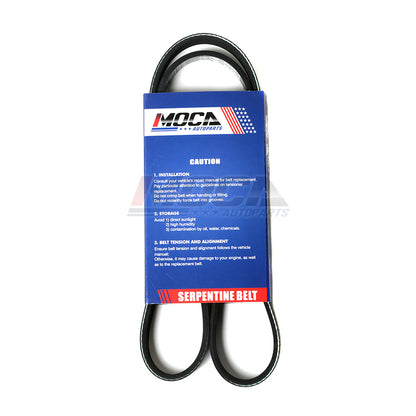 Compatible con Chevrolet, Ford, Jaguar, Kia, Mercury y Toyota 1.8-3.0L. Correa serpentina 4PK1080.
