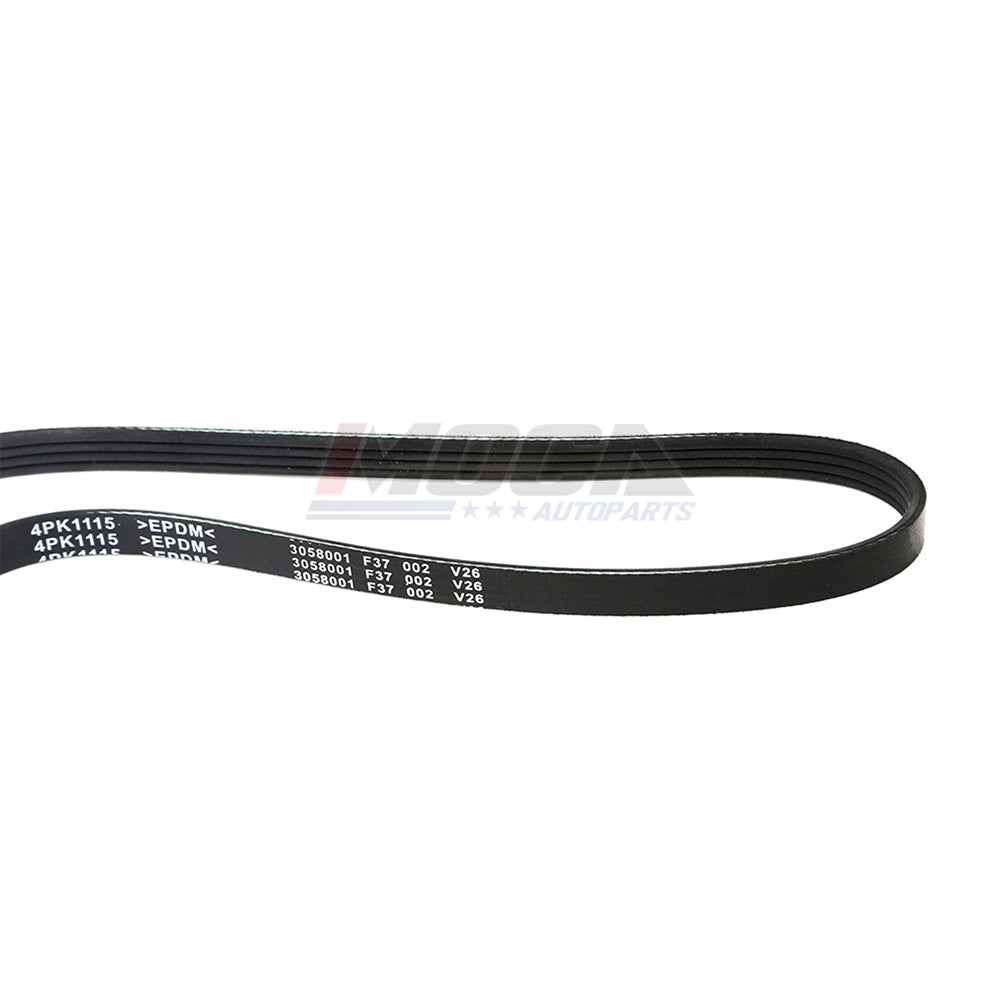 EPDM Serpentine Belt For 01-02 Acura 2-Door 3.2L 3210CC V6 4PK1115 GAS SOHC