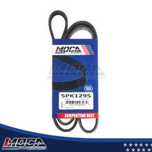 Correa serpentina 5PK1295 compatible con Mitsubishi, Volkswagen, Audi y Toyota de 1.8L, 2.0L y 3.0L