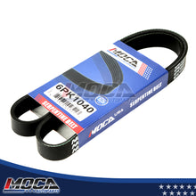 Correa serpentina compatible con Toyota, Honda, Lexus y Volkswagen (modelos 04-08) DOHC MOCA 6PK1040 EPDM
