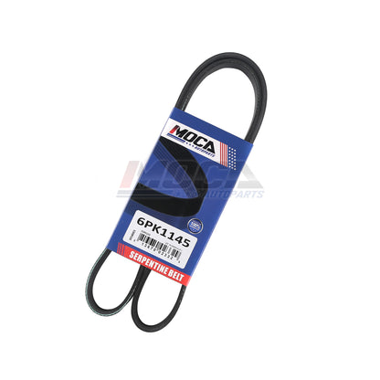 EPDM Serpentine Drive Belt Fit 83-19 Ford Infiniti  Mazda Volkswagen 6PK1145