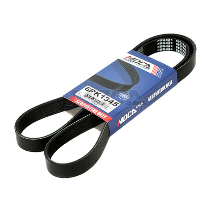 Correa serpentina EPDM 6PK1345 compatible con Chrysler, Dodge, Ford, Mercury y Plymouth de 1994 a 2004