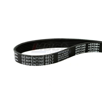 Correa serpentina EPDM 6PK1345 compatible con Chrysler, Dodge, Ford, Mercury y Plymouth de 1994 a 2004