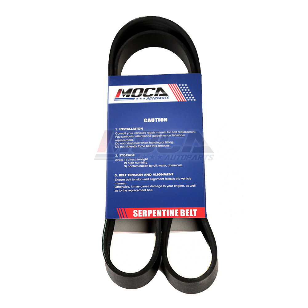 Serpentine Belt 6PK1500 Fit Ford EcoSport Focus Fiesta Chevrolet Silverado 1500
