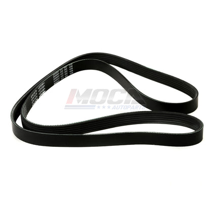 Correa serpentina EPDM 6PK1670 Compatible con Ford 6.0L 03-07 y Dodge Chrysler 3.6L-6.4L 14-19
