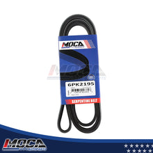 Correa serpentina compatible con CHEVROLET, FORD, JEEP, MAZDA, OLDSMOBILE, PONTIAC, 6PK2195 EPDM