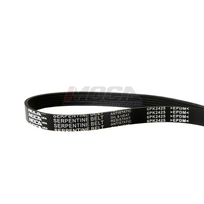 Correa serpentina 6PK2425 compatible con Chevrolet Silverado, Ford Freestar, Volvo XC90 y GMC