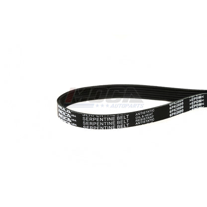 Correa serpentina 6PK2600 compatible con Chevrolet, GMC, Ford, Buick, Oldsmobile y Pontiac