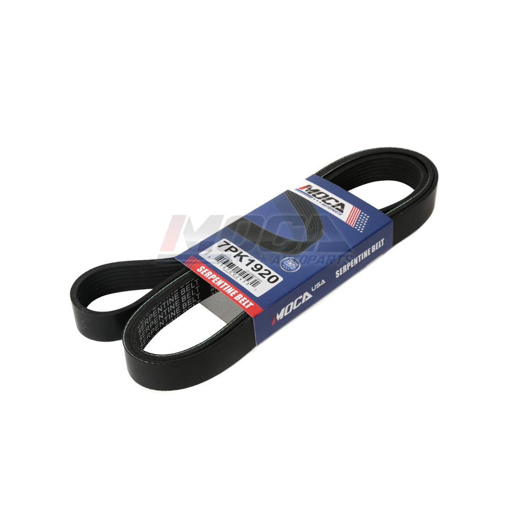 Correa serpentina EPDM compatible con Dodge Scion Toyota 94-08 2.4L 3.9L GAS OHV DOHC 7PK1920
