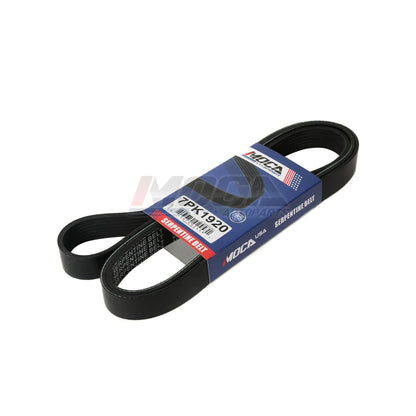 Correa serpentina EPDM compatible con Dodge Scion Toyota 94-08 2.4L 3.9L GAS OHV DOHC 7PK1920