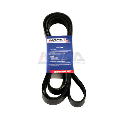 Correa serpentina EPDM compatible con Dodge Ram 2003-2010 sin aire acondicionado 6.7L 8PK2800