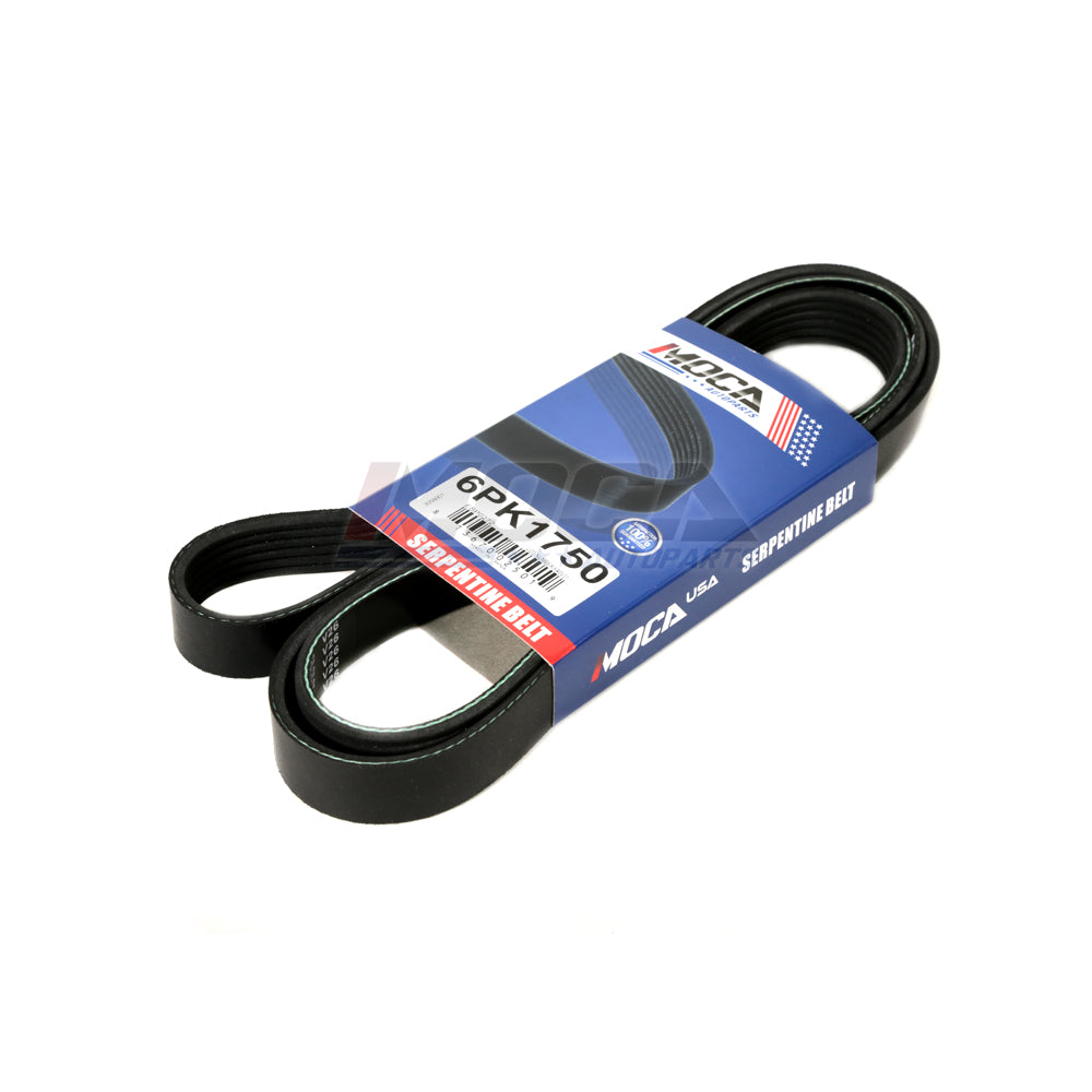 EPDM 6PK1750 Compatible con Buick, Chevrolet, Ford, Jeep, Mazda y Oldsmobile Serpentine