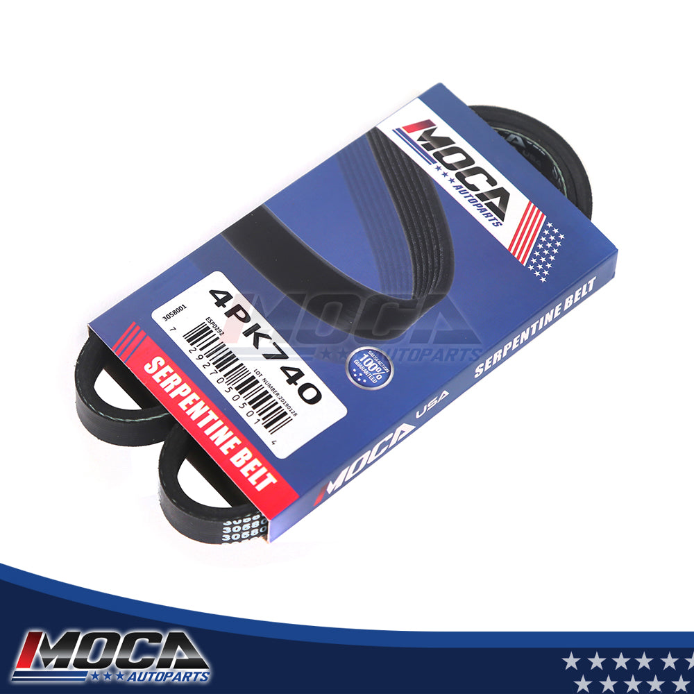 Correa serpentina EPDM compatible con Acura Vigor, Ford Escort, Mercury Lynx y Nissan Maxima