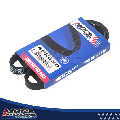 Correa serpentina EPDM compatible con Suzuki Sidekick 89-95 y Geo Tracker 89-94 1.6L 4PK830