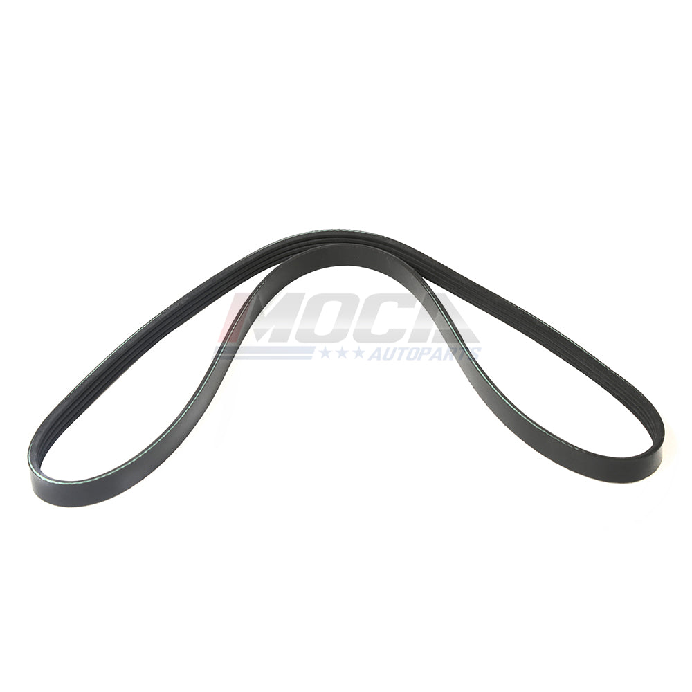 MOCA 2PCS Serpentine Belt 5PK1355 6PK1045 for 1993-1995 Mazda RX-7 1.3L