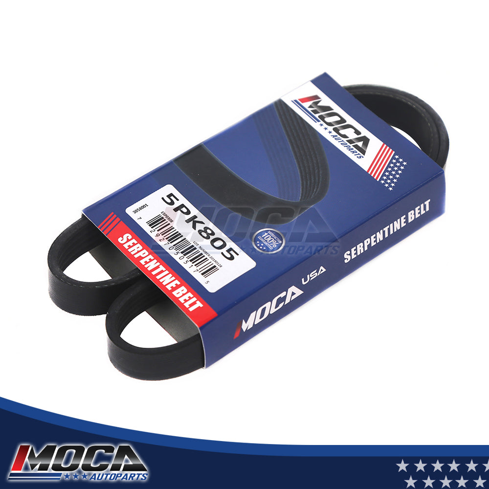 Correa serpentina para 5PK805 86-87 Toyota Corolla 88-92 Daihatsu Charade con aire acondicionado