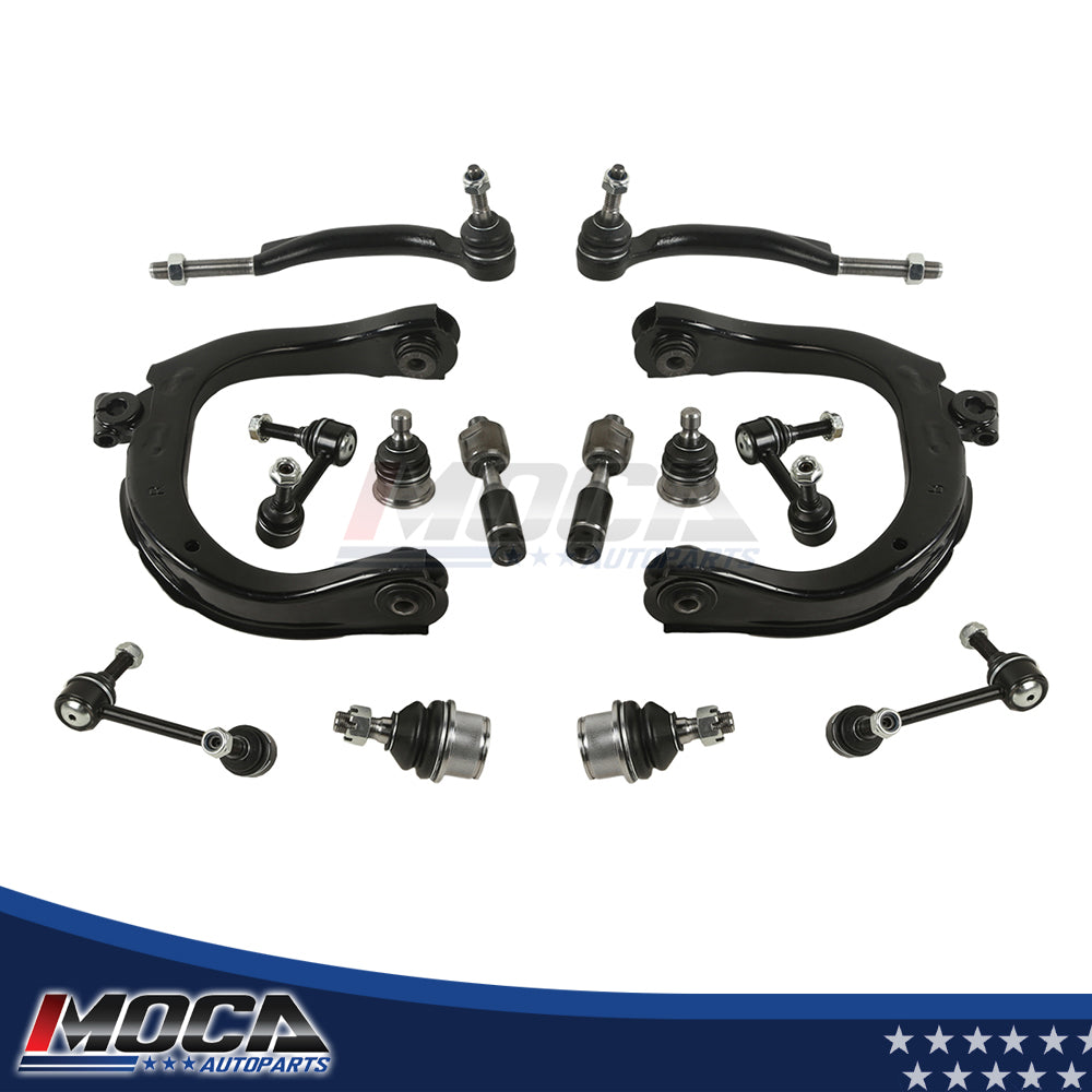 Kit de 14 brazos de control, rótulas y barra de acoplamiento de 16 mm para Trailblazer, Envoy y Bravada.