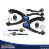 For Honda Civic Front Control Arm Ball Joints Inner Outer Tie Rod Suspension Kit