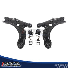 Kit de 4 rótulas para brazo de control inferior delantero izquierdo y derecho, compatible con VW Beetle, Golf y Jetta de 1998 a 10