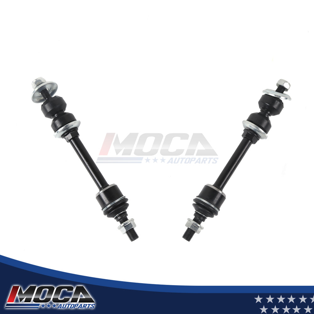 2X Estabilizador delantero Barra estabilizadora Enlace de extremo compatible con Ford F-150 Lincoln Mark LT 4WD 05-08