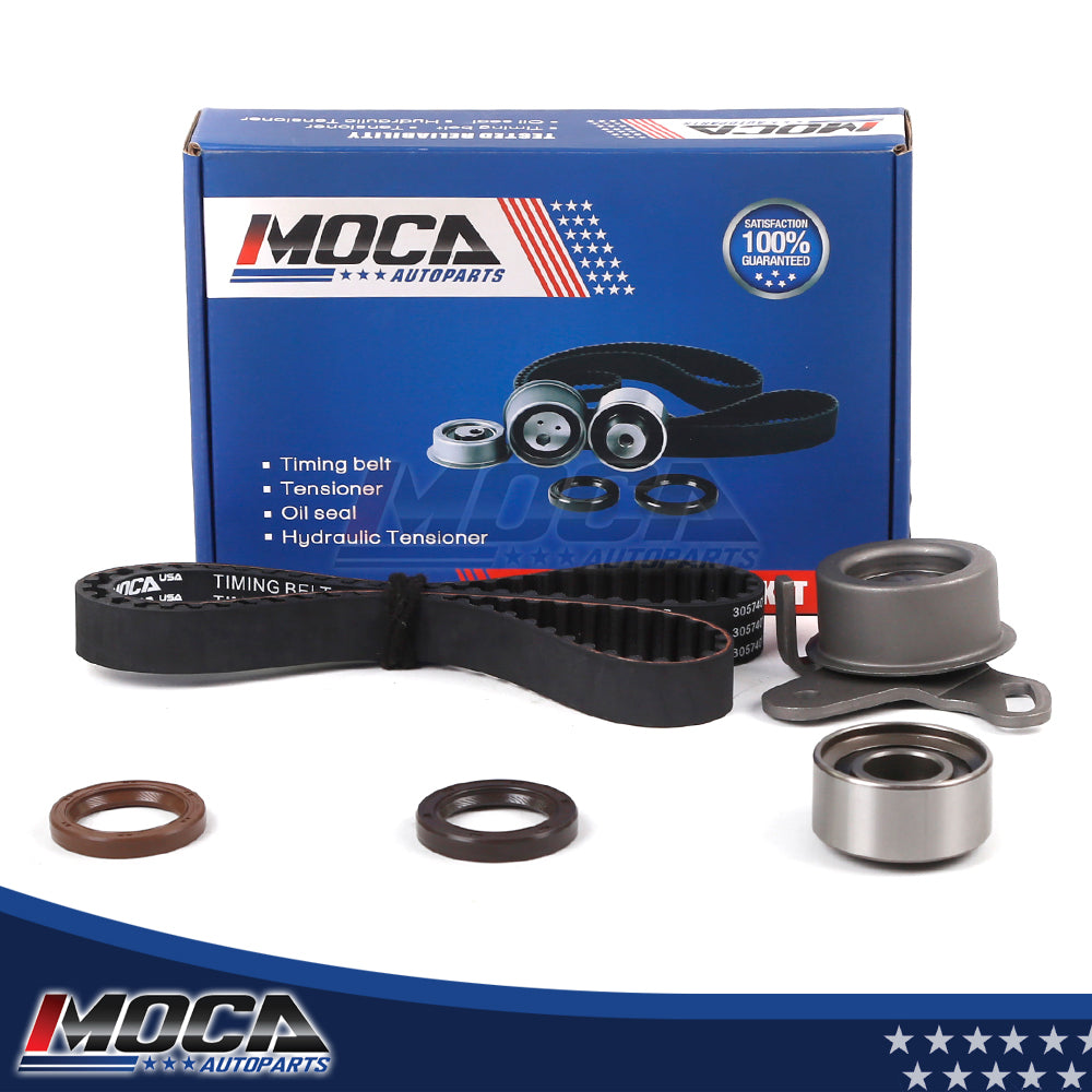 Kit de correa de distribución compatible con Hyundai Accent Kia Rio5 LX EX SX 1.6L L4 DOHC 1996-2011