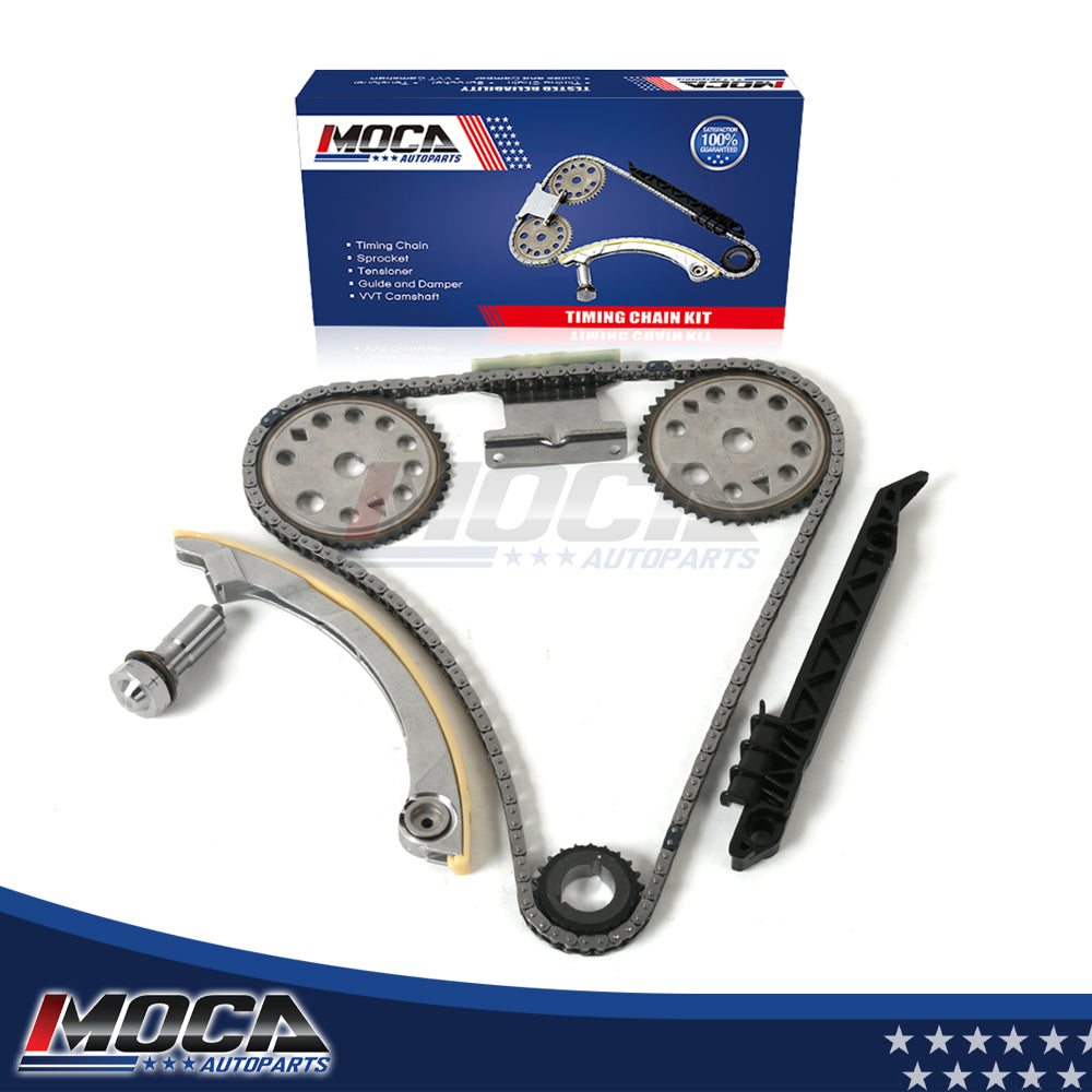 Kit de cadena de distribución MOCA compatible con Chevrolet Cobalt 2.2L 2005-2008 y Saturn Ion 2.2L 2003-2007