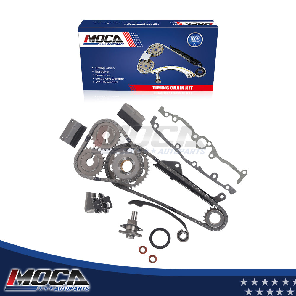 Kit de cadena de distribución compatible con Nissan 200SX NX1600 Sentra 1.6L GA16DE DOHC 1991-1999