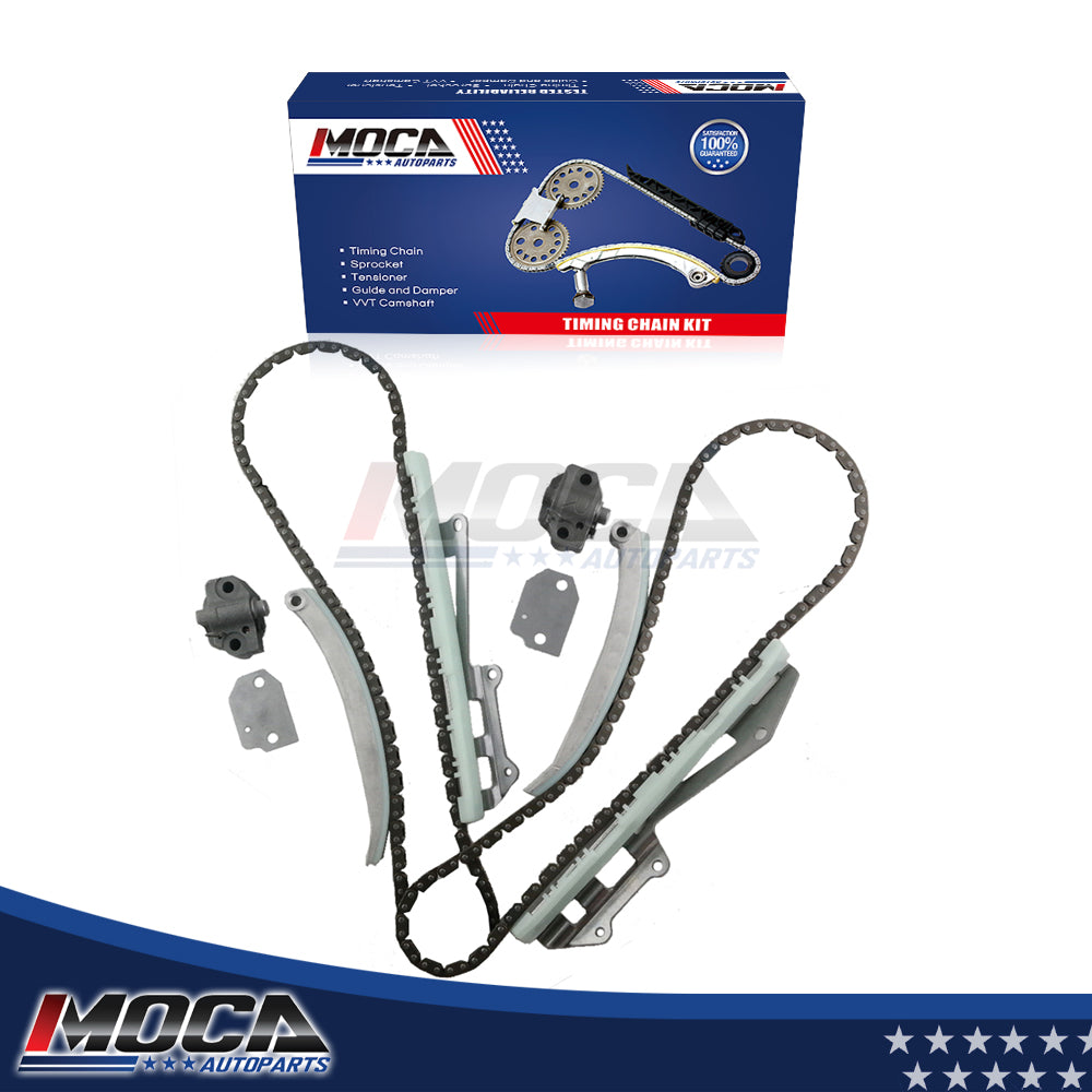 Kit de cadena de distribución sin engranajes compatible con Ford F-150 Lincoln Mercury 4.6L V8 GAS SOHC 96-02